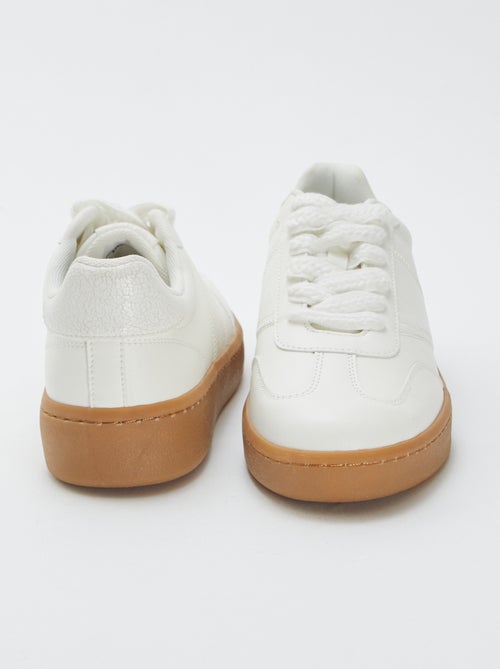 Sneakers met gevlochten veters - Kiabi