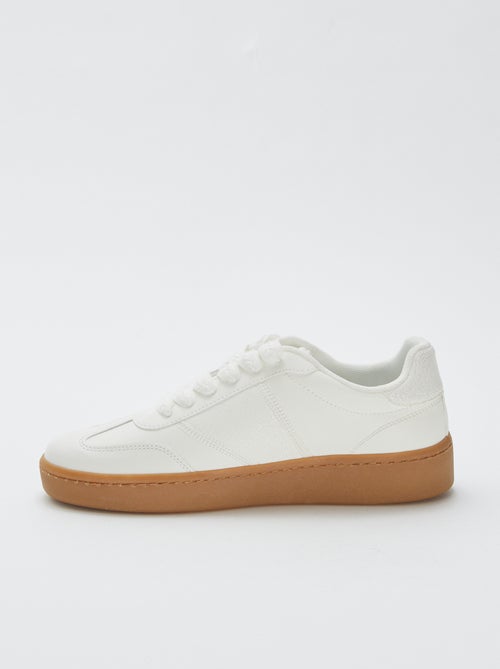 Sneakers met gevlochten veters - Kiabi