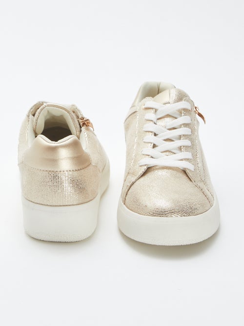 Sneakers met glanzend effect - Kiabi