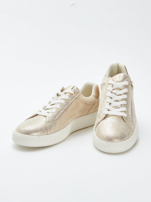 Sneakers met glanzend effect - Kiabi