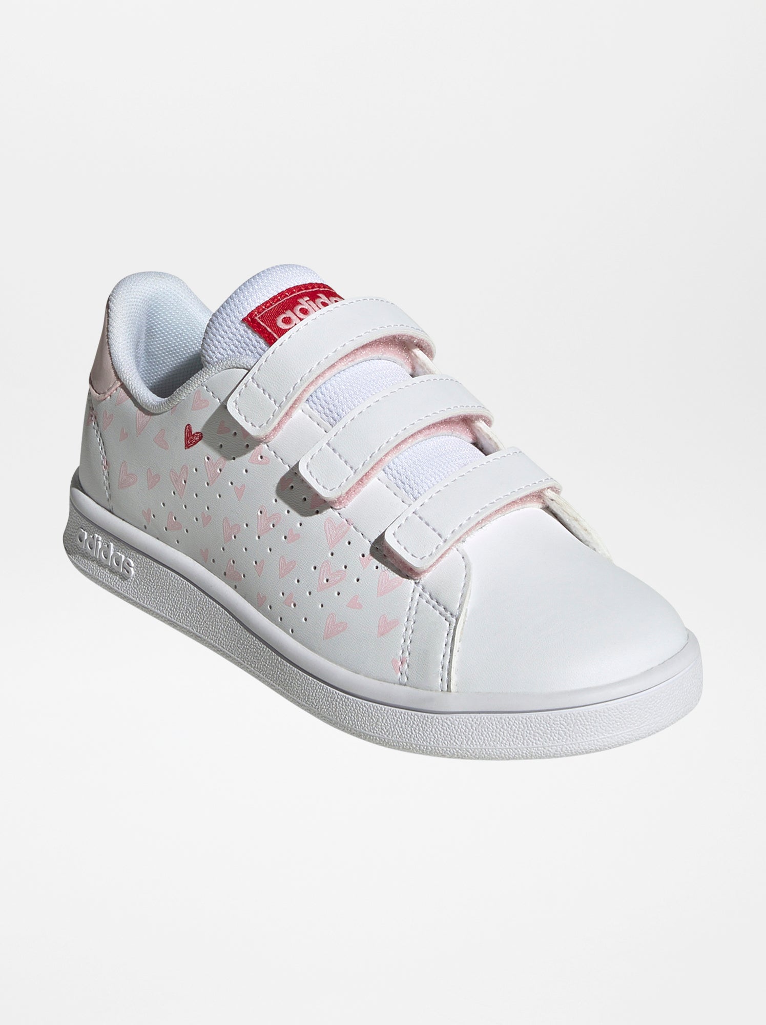 Sneakers met hartprint 'adidas' - wit - Kiabi - 45.00€