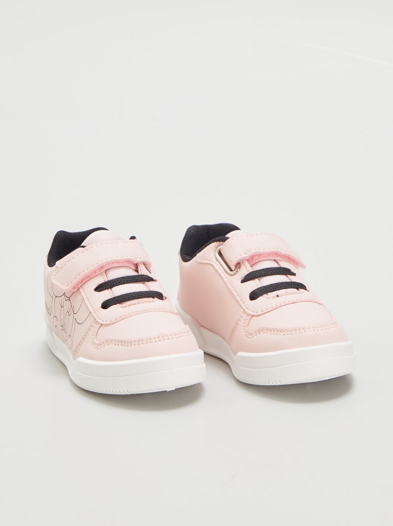 Sneakers met klittenband 'Minnie' BIEGE - Kiabi
