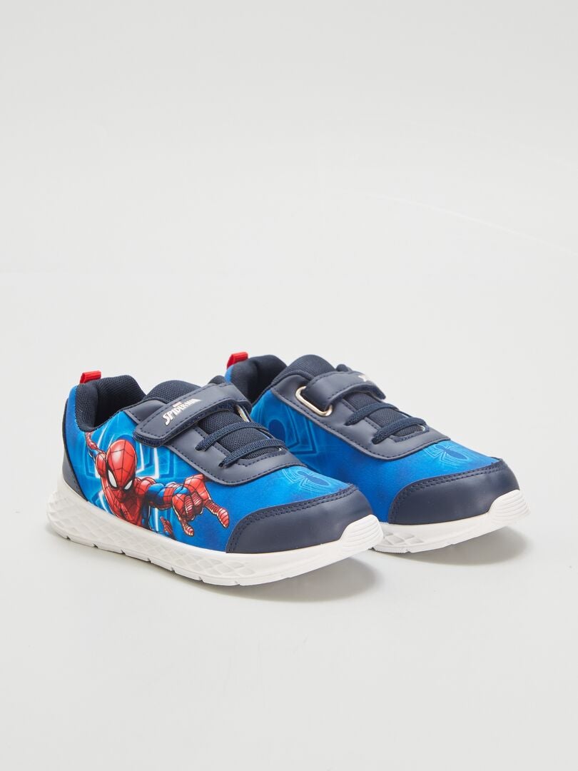 Sneakers met klittenband 'Spider-Man' Blauw - Kiabi