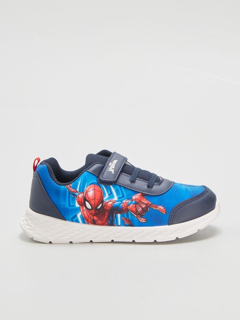 Sneakers met klittenband 'Spider-Man' Blauw - Kiabi