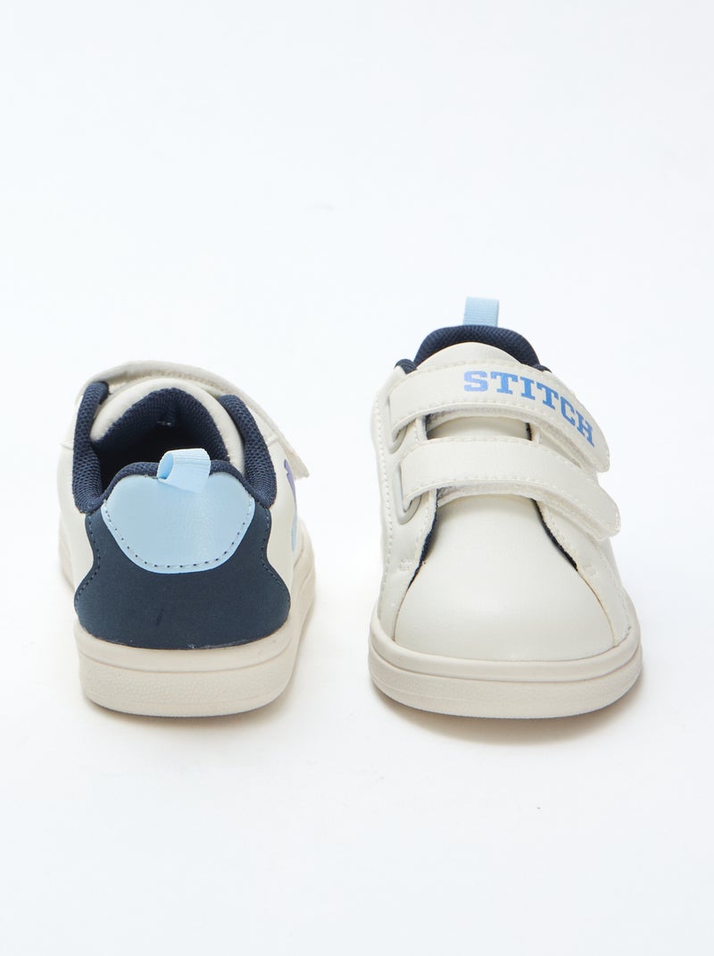 Sneakers met klittenband 'Stitch' 'Disney' Wit - Kiabi