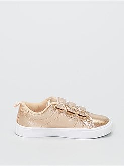 Sneakers met klittenbanden en sterren - Kiabi