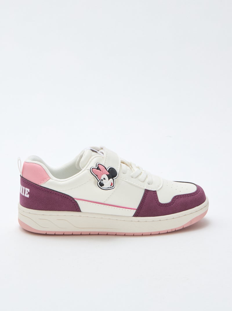 Sneakers met klittenbanden en veters 'Minnie' 'Disney' Wit - Kiabi
