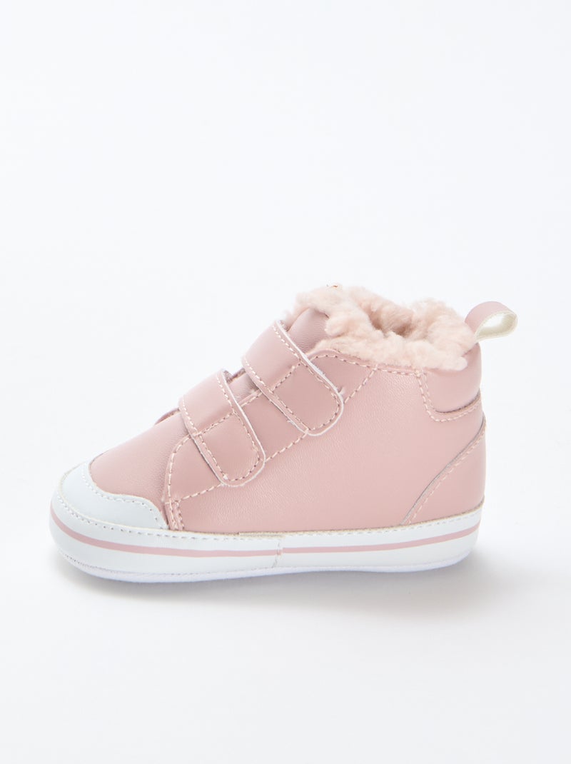 Sneakers met klittenbanden 'Lotso'/'Disney' Rose - Kiabi