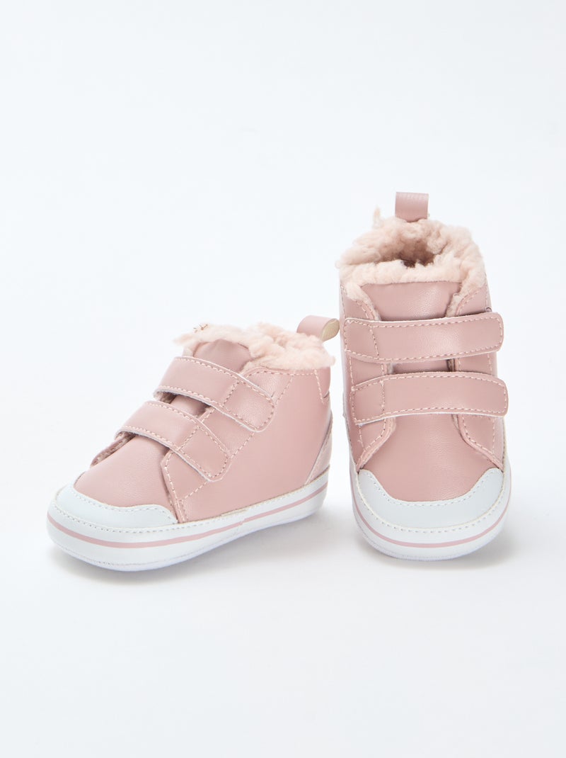 Sneakers met klittenbanden 'Lotso'/'Disney' Rose - Kiabi