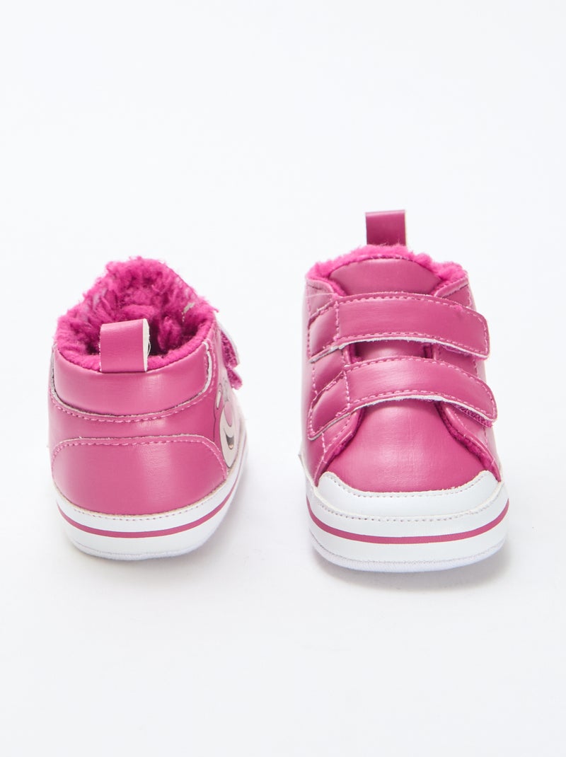 Sneakers met klittenbanden 'Lotso'/'Disney' Rose - Kiabi