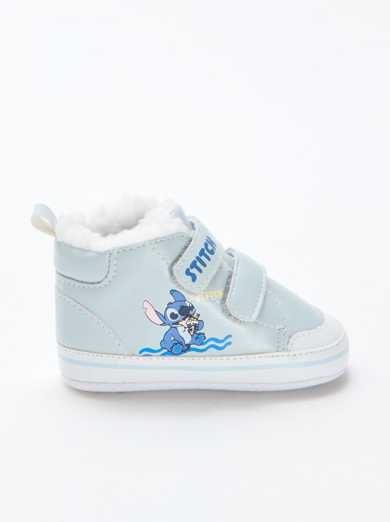 Sneakers met klittenbanden 'Stitch'/'Disney' Blauw - Kiabi