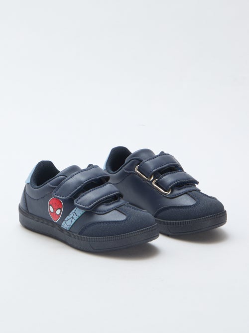 Sneakers met klittenbandsluiting en Marvel/Spider Man-print - Kiabi
