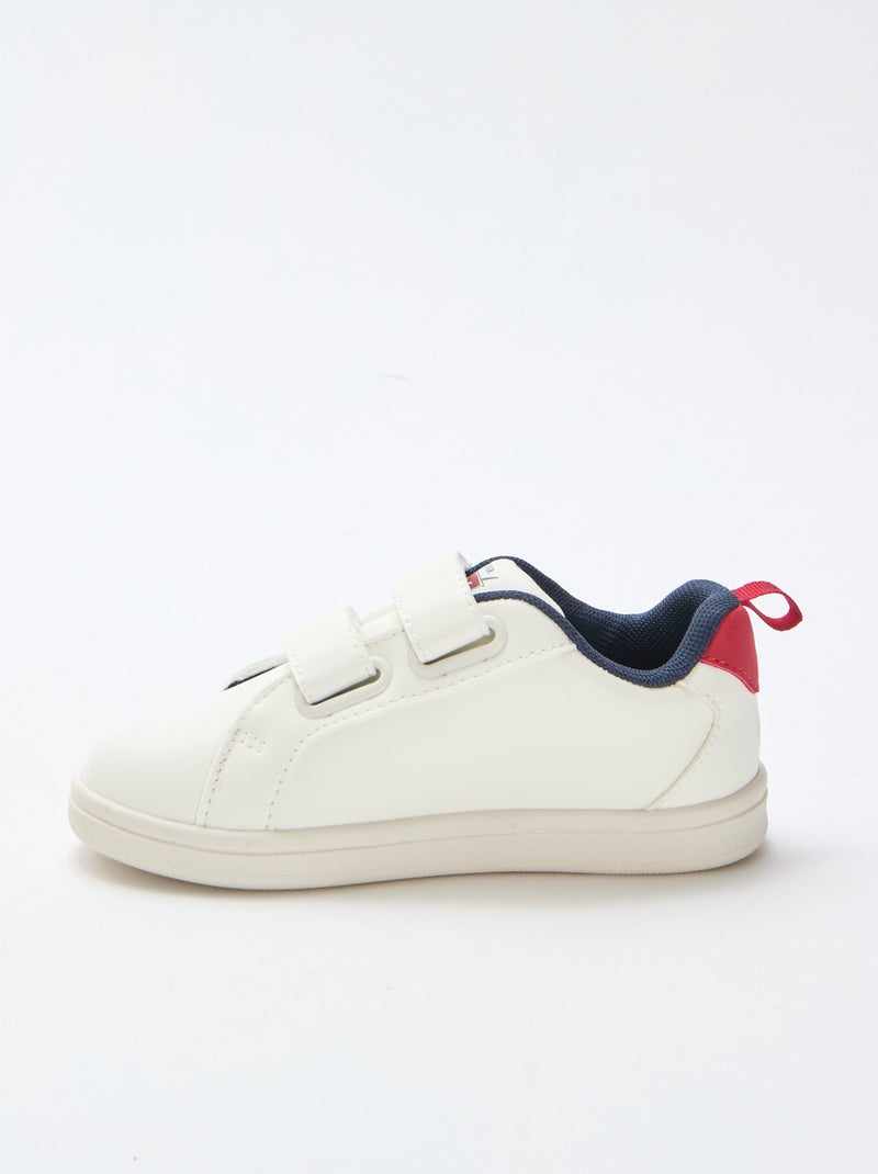Sneakers met klittenbandsluitingen 'Cars' 'Disney' Wit - Kiabi
