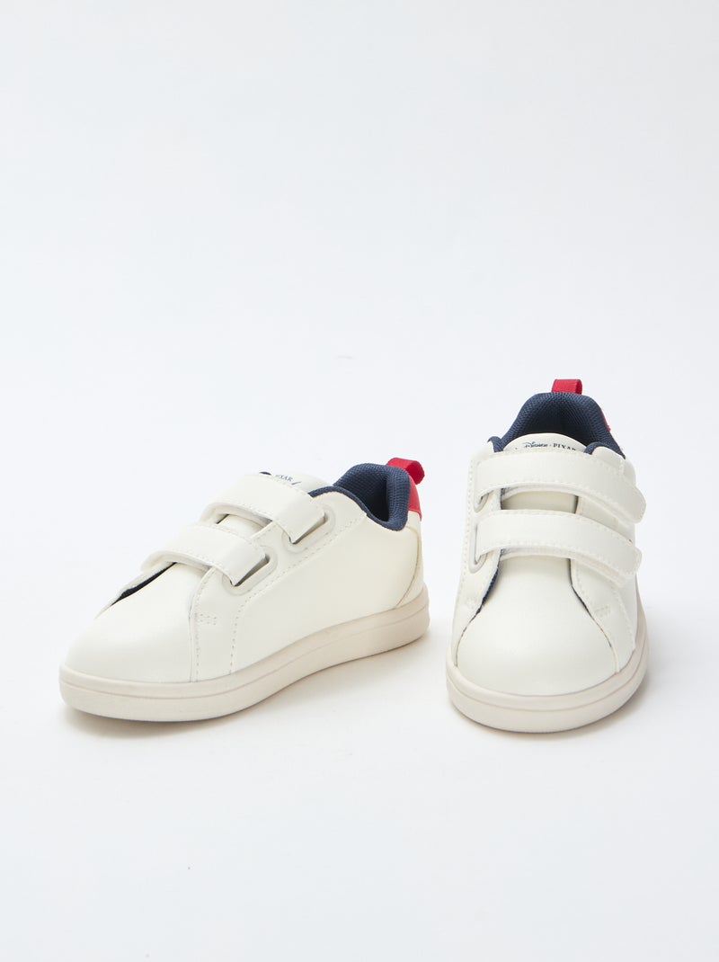 Sneakers met klittenbandsluitingen 'Cars' 'Disney' Wit - Kiabi
