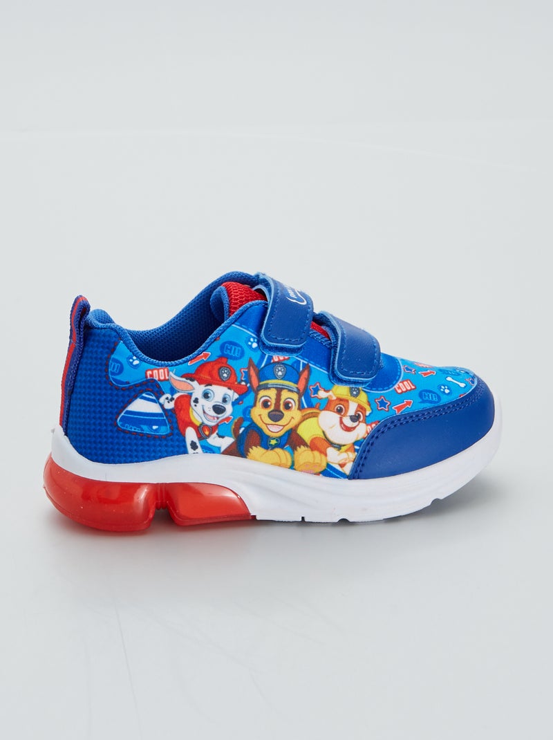 Sneakers met ledverlichting 'PAW Patrol' blauw - Kiabi