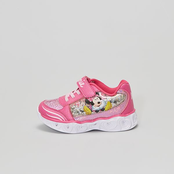 Sneakers met lichtgevende zool 'Minnie' Schoenen - PAARS - Kiabi - 27,00€
