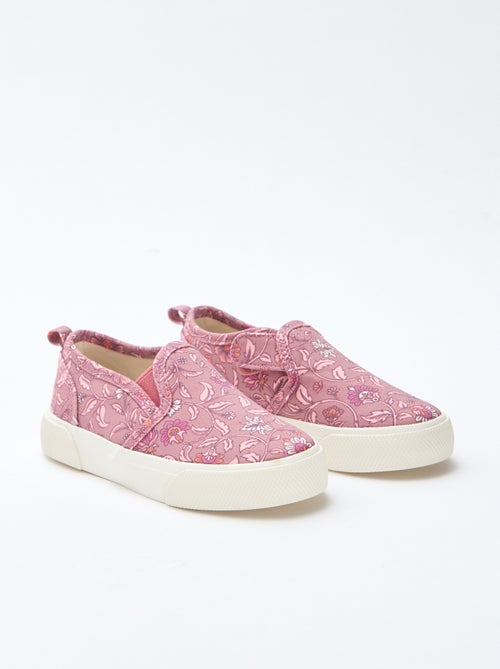 Sneakers met luipaardprint | Slip-onmodel - Kiabi