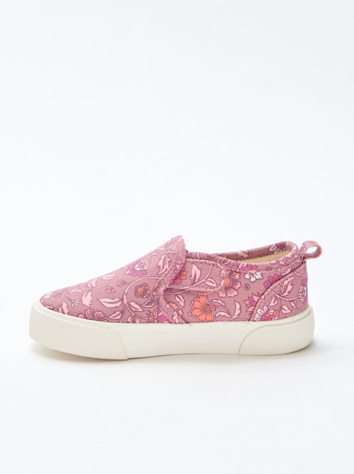 Sneakers met luipaardprint | Slip-onmodel - Kiabi