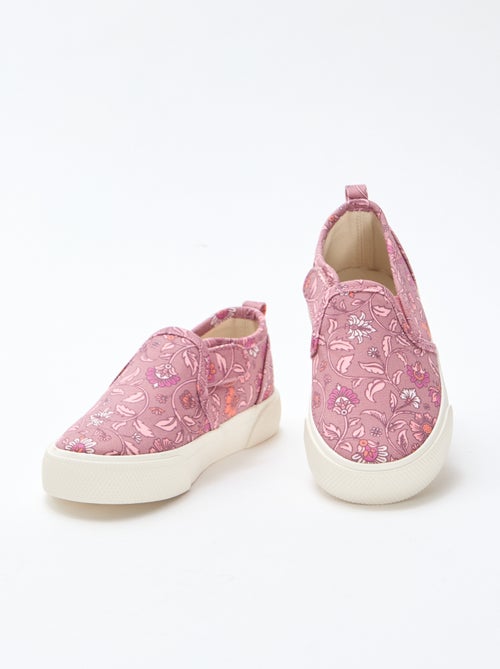Sneakers met luipaardprint | Slip-onmodel - Kiabi