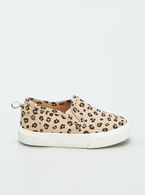 Sneakers met print | Slip-onmodel - Kiabi