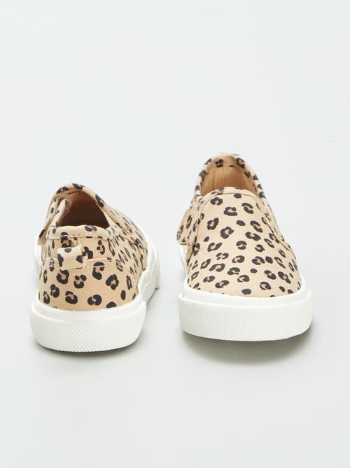 Sneakers met print | Slip-onmodel - Kiabi