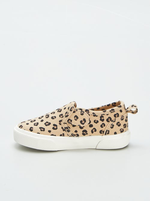 Sneakers met print | Slip-onmodel - Kiabi