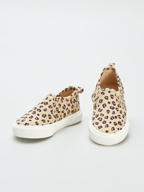 Sneakers met print | Slip-onmodel - Kiabi