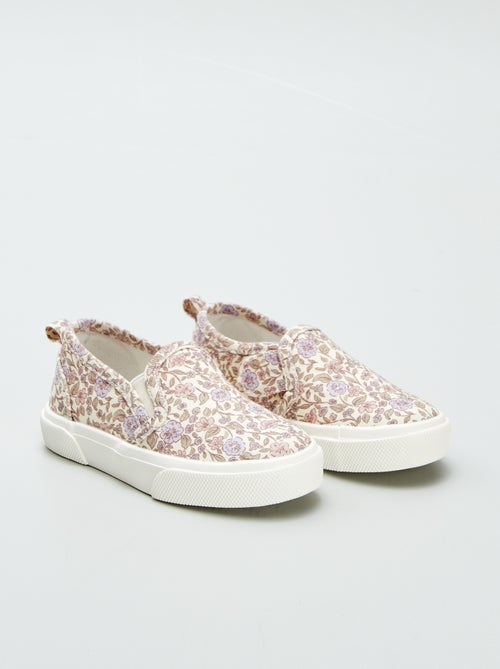 Sneakers met print | Slip-onmodel - Kiabi