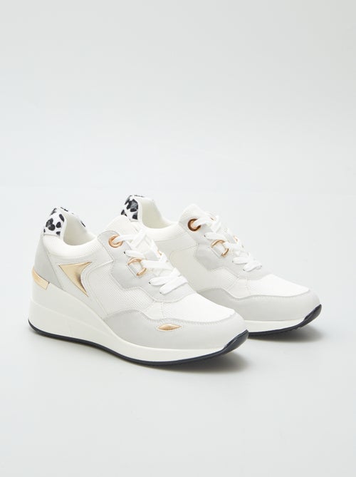 Sneakers met sleehak - Kiabi