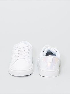 Sneakers met sterren en elastische veters - Kiabi