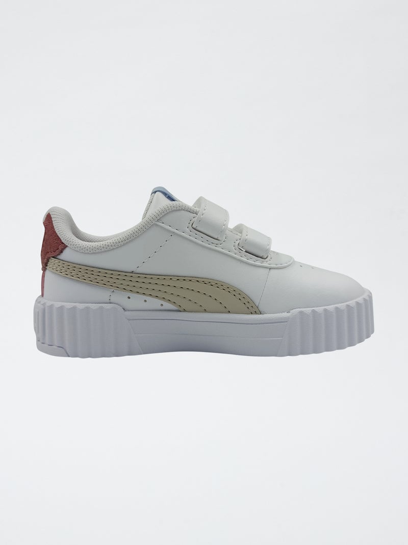 Sneakers 'PUMA' met klittenbandsluitingen Biege - Kiabi
