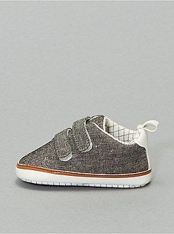 Sneakers van chambray - Kiabi