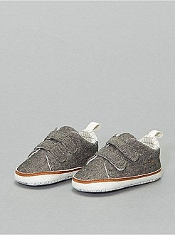Sneakers van chambray - Kiabi