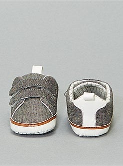 Sneakers van chambray - Kiabi