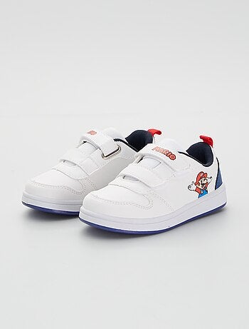 Sneakers van imitatieleer met klittenband 'Mario' - Kiabi