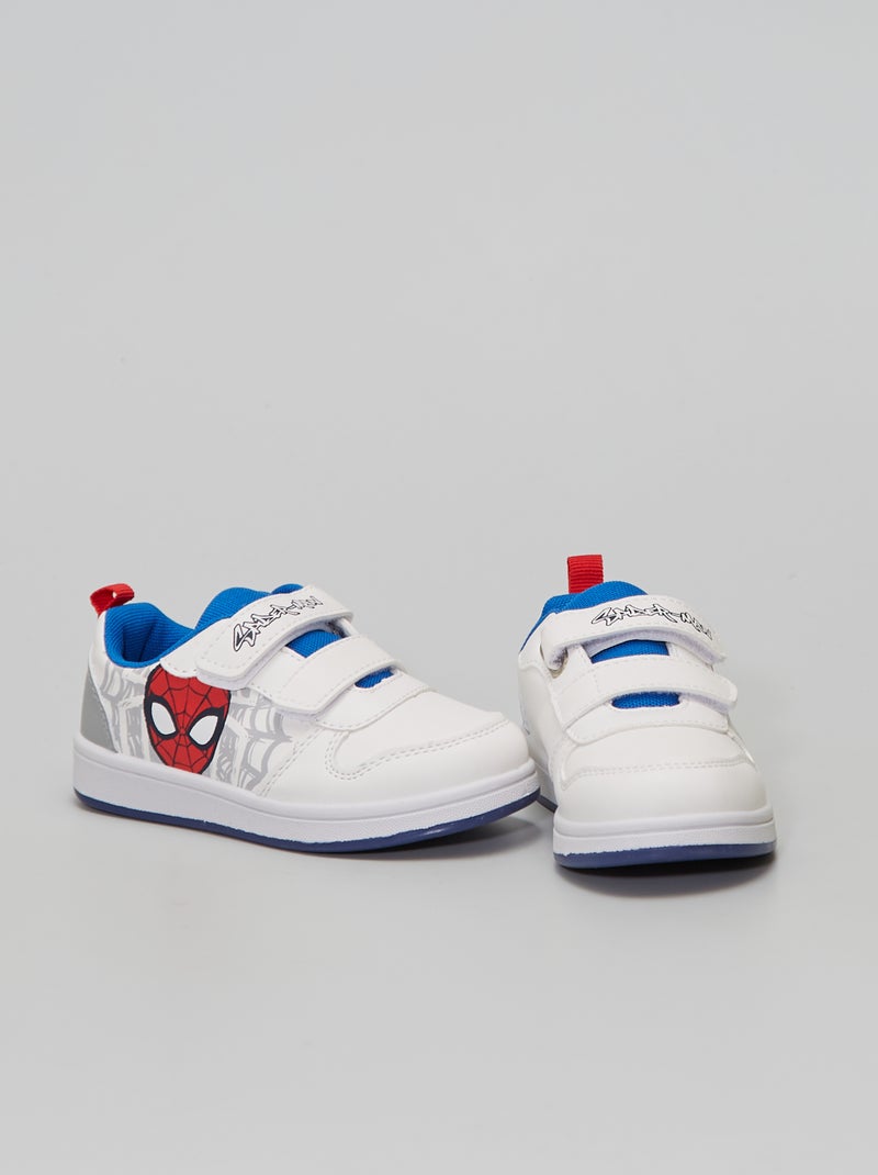 Sneakers van imitatieleer 'Spider-Man' WIT - Kiabi