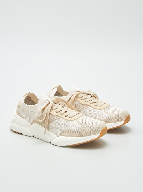 Sneakers van mesh - Kiabi