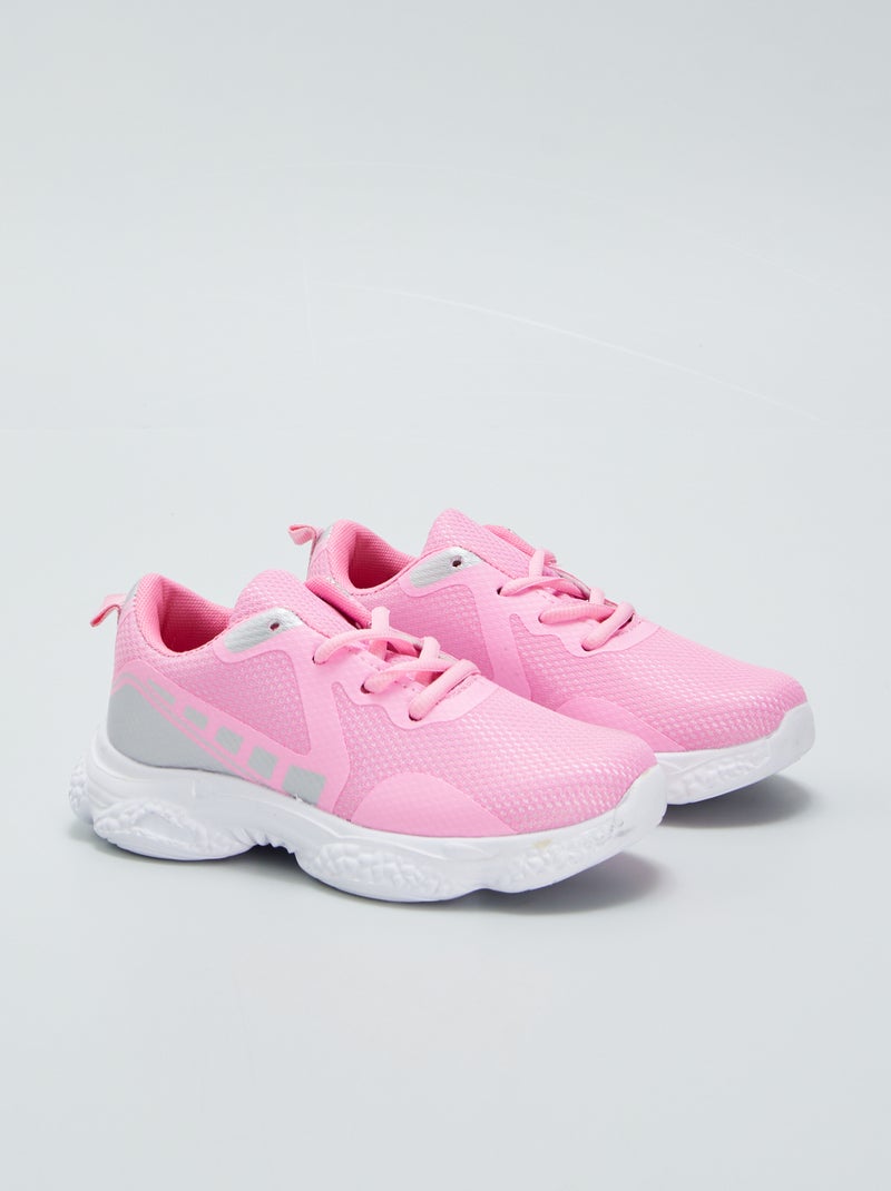 Sneakers van mesh met textuurzool ROSE - Kiabi