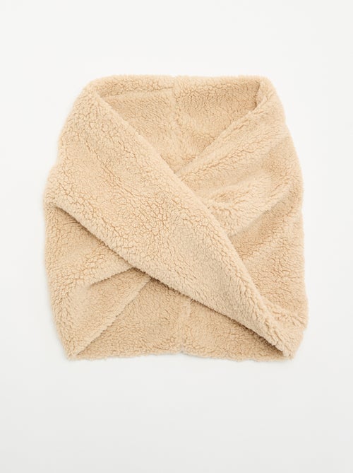Snood met schapenvachteffect - Kiabi