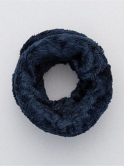 Snood van tricot met fleece voering - Kiabi