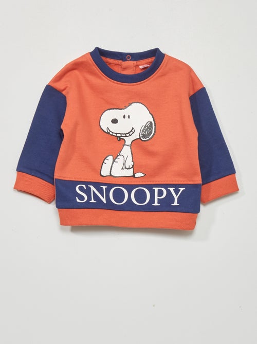 Snoopy-sweater met ronde hals - Kiabi