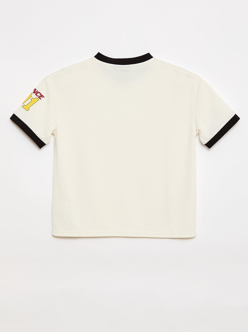 Soepel sport T-shirt 'Sonic' 'SEGA' Biege - Kiabi