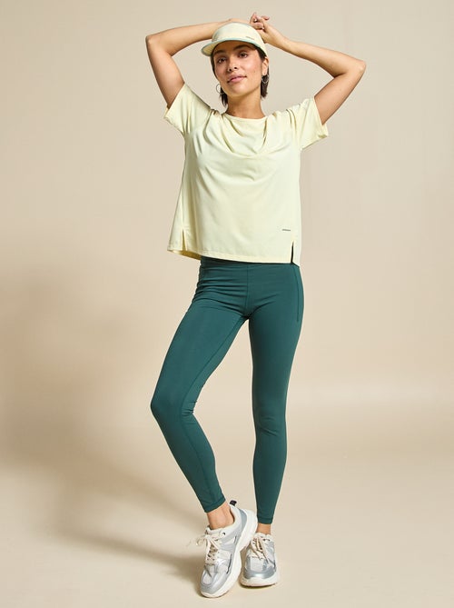 Soepel T-shirt met split aan de achterkant - (ekstract) - Kiabi