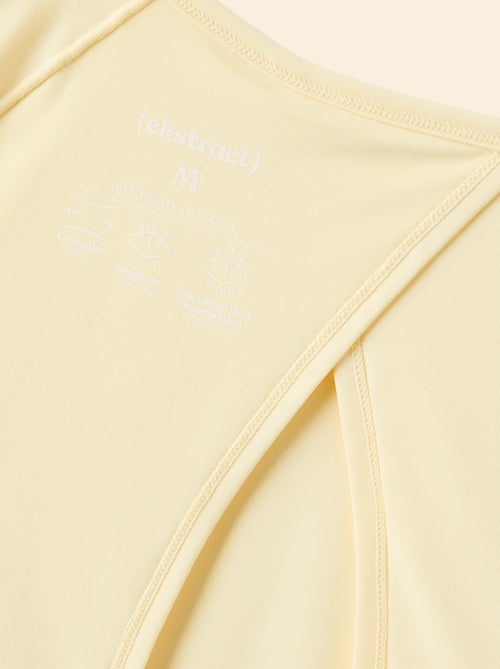 Soepel T-shirt met split aan de achterkant - (ekstract) - Kiabi