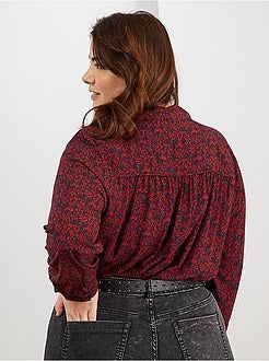 Soepele blouse met zak - Kiabi
