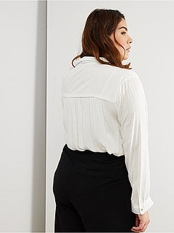 Soepele blouse met zak - Kiabi