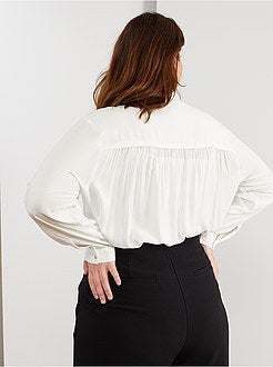 Soepele blouse met zak - Kiabi