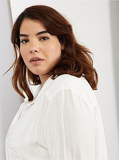 Soepele blouse met zak - Kiabi