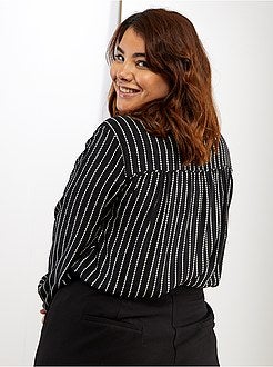 Soepele blouse met zak - Kiabi