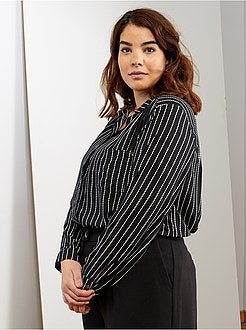 Soepele blouse met zak - Kiabi